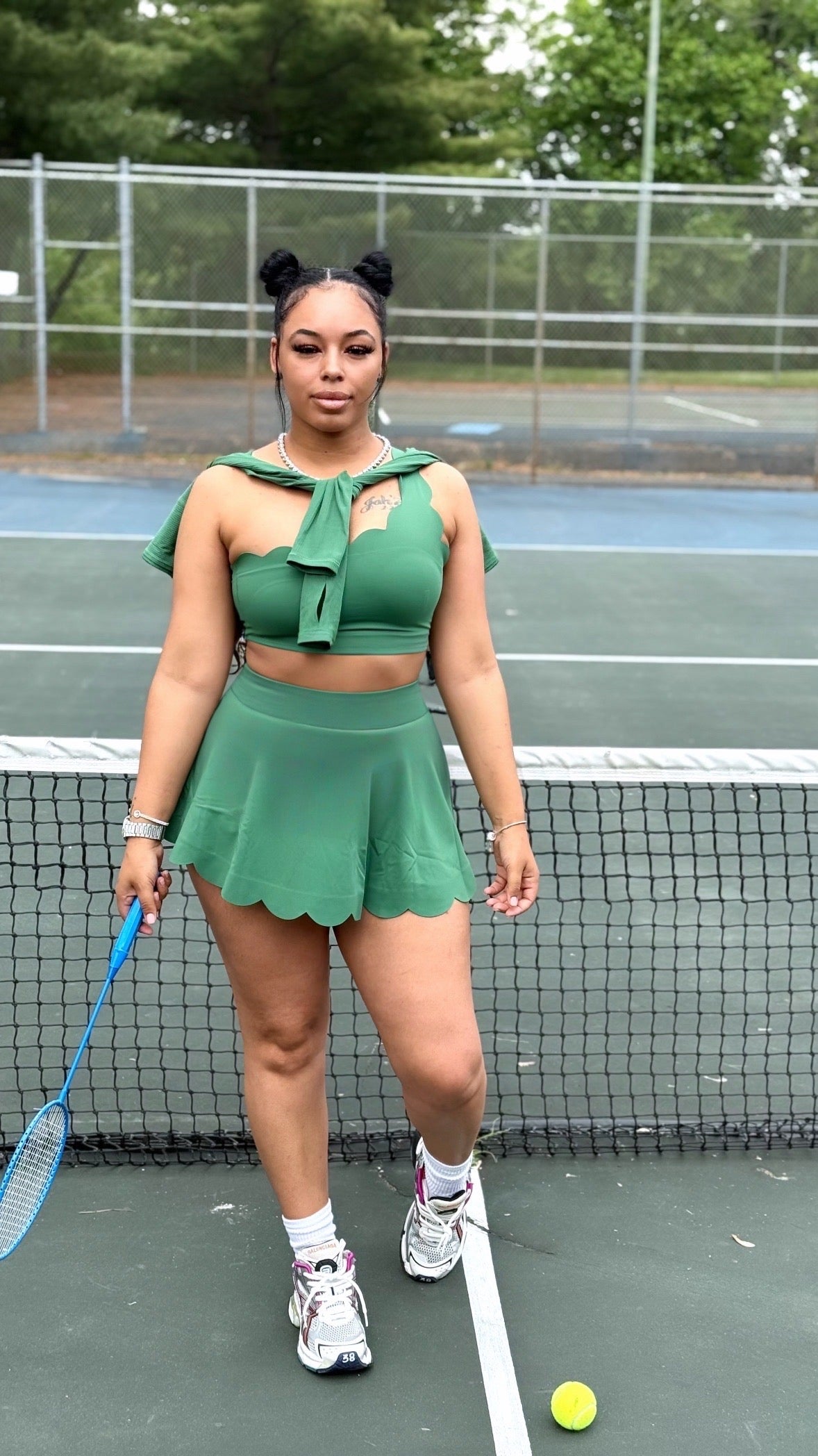Bambi Skirt Set (Green)