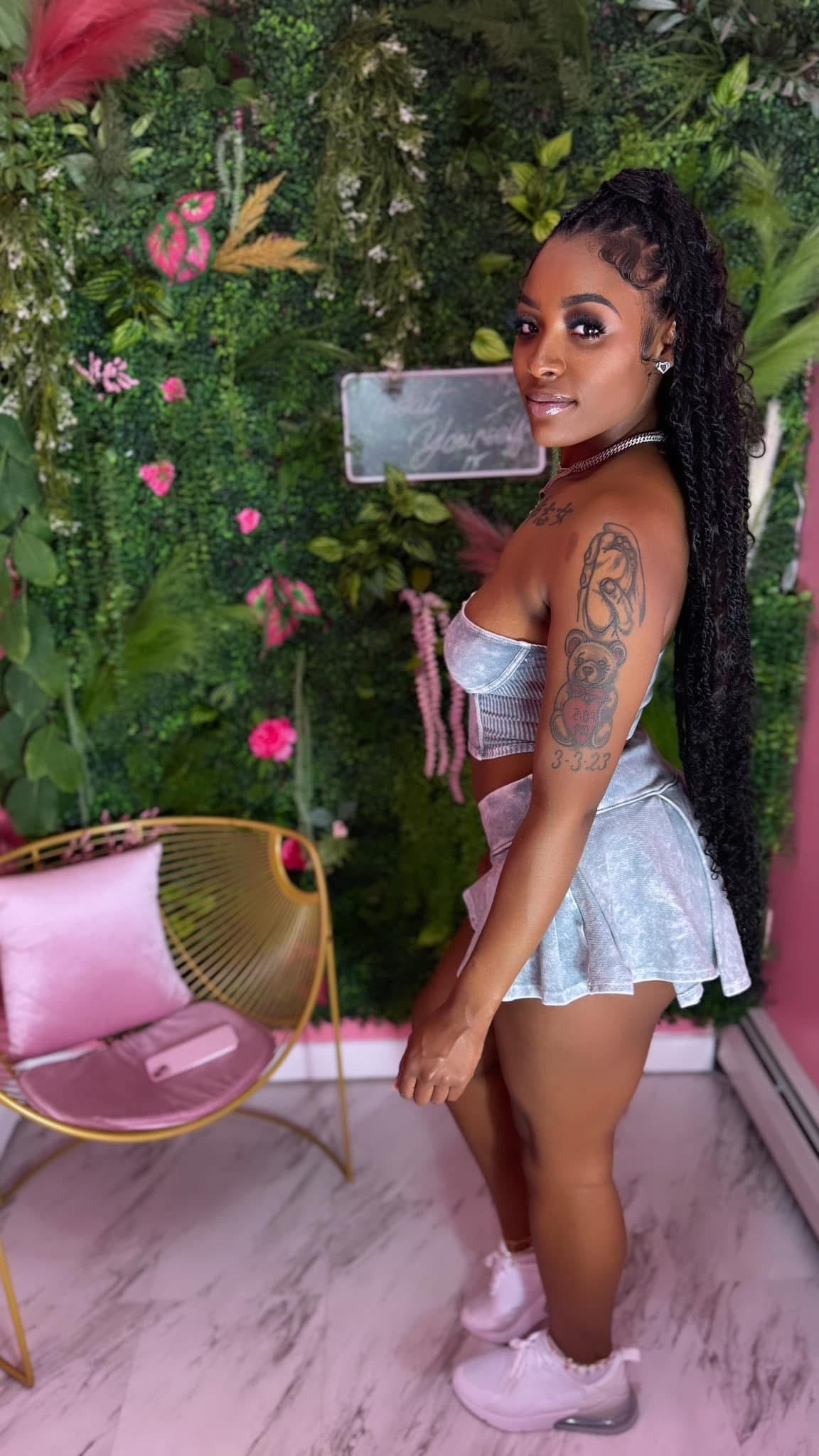 Mini skirt set
