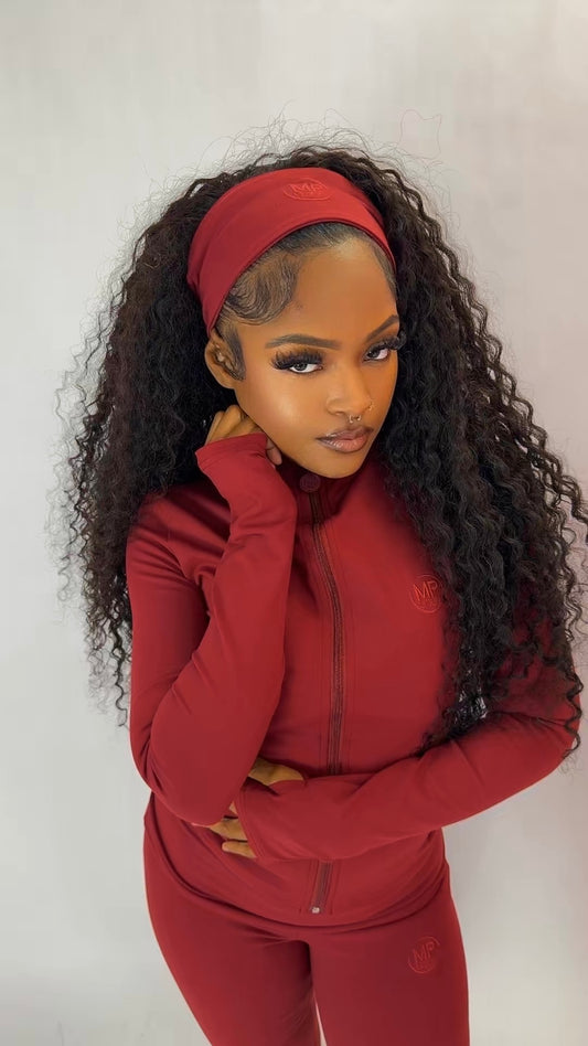 Metro Sculpt Headband (Maroon)