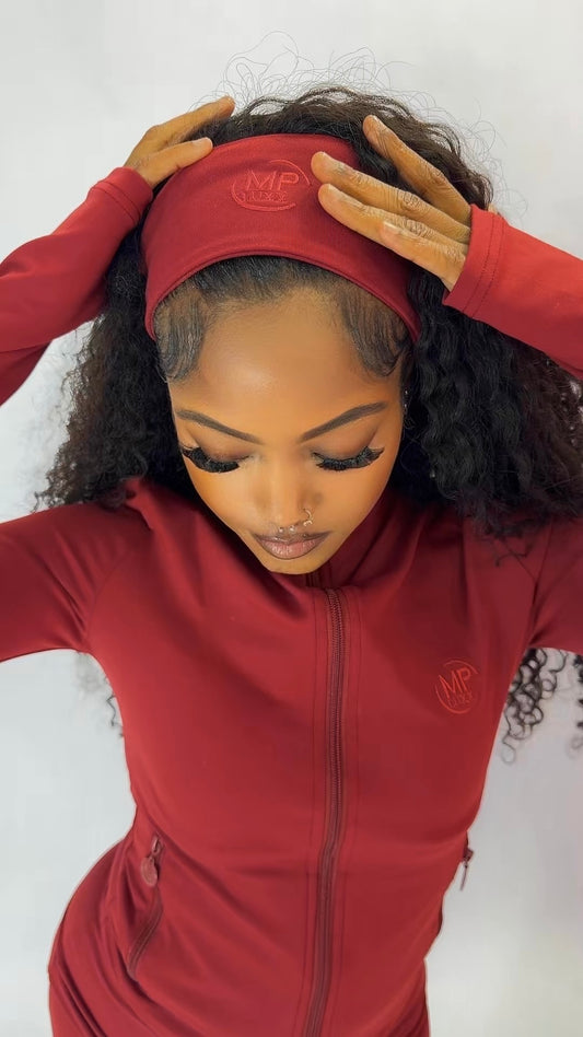 Metro Sculpt Headband (Maroon)