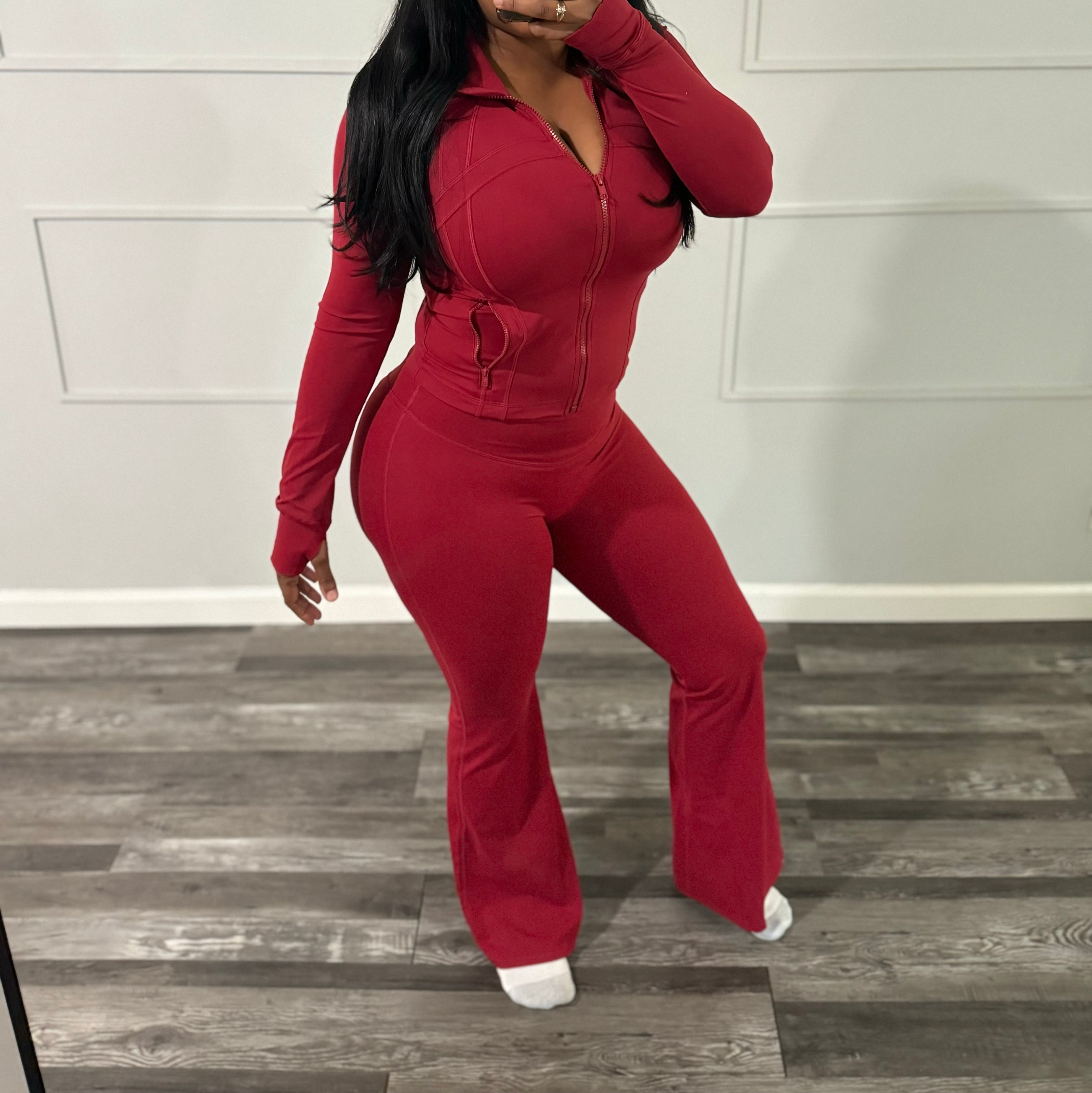 Boss babe Set (Red)